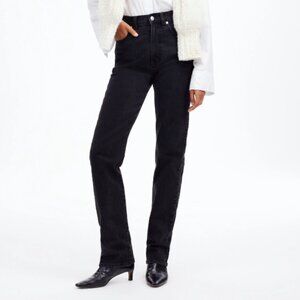 Madewell The 90's Straight Jean - Black